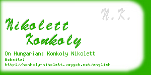 nikolett konkoly business card